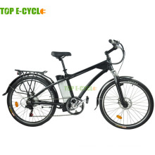 M2 cheap 26inch simple design front suspension mountain electric bike